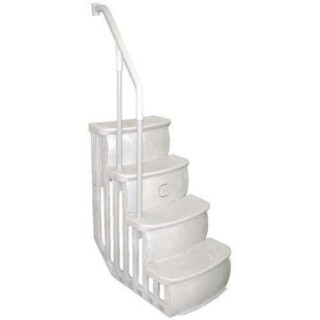 200600T Above Ground Swimming Pool Ladder Steps - White